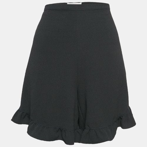 See by Chloe Black Crepe Ruffled Shorts L - See by Chloe - Modalova