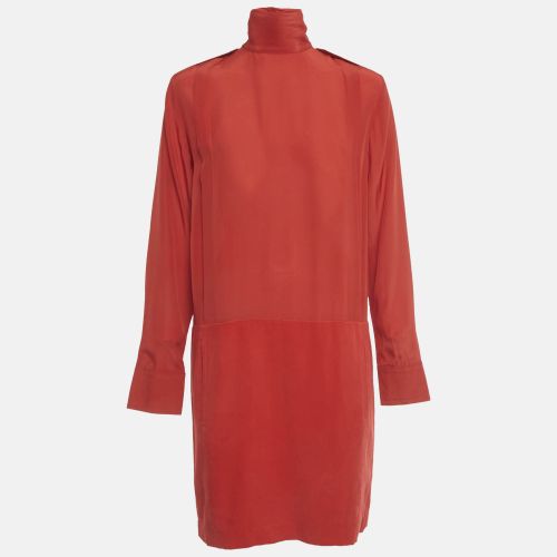 See by Chloé Red Crepe Silk and Crepe Short Dress M - See by Chloe - Modalova