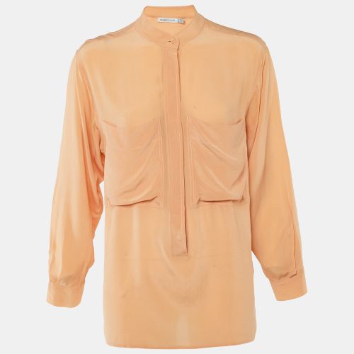 See by Chloe Light Coral Silk Button Front Blouse S - See by Chloe - Modalova