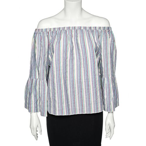 See by Chloe Multicolor Stripe Cotton Off Shoulder Top M - See by Chloe - Modalova