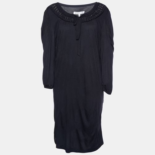 See by Chloe Black Modal Knit Neck Trim Tunic L - See by Chloe - Modalova