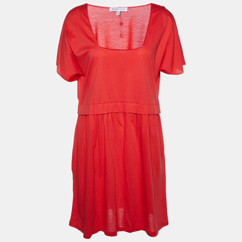 See by Chloé Coral Red Cotton Knit Mini Dress M - See by Chloe - Modalova