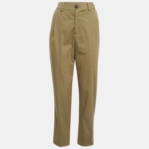 See by Chloe Beige Cotton Pleated Trousers S - See by Chloe - Modalova