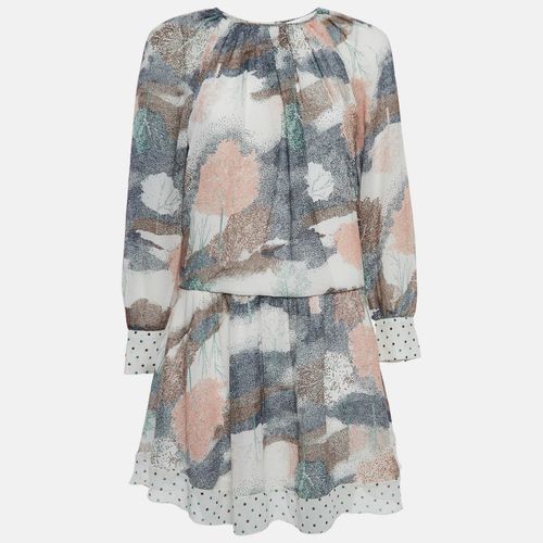 See by Chloe Multicolor Printed Crepe Raglan Sleeve Mini Dress S - See by Chloe - Modalova