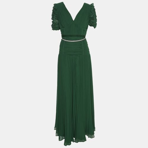 Self-Portrait Green Chiffon Fabric Maxi Dress M - Self-Portrait - Modalova