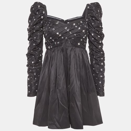 Self-Portrait Black Cluster Sequin Synthetic Taffeta Mini Dress S - Self-Portrait - Modalova