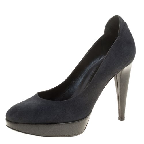 Sergio Rossi Grey Suede Platform Pumps Size 37 - Sergio Rossi - Modalova