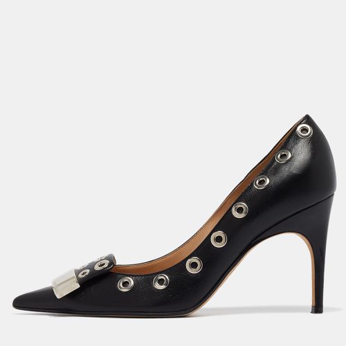 Leather Eyelet Detail Pumps Size 37.5 - Sergio Rossi - Modalova