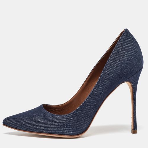 Sergio Rossi Blue Denim Pointed Toe Pumps Size 36 - Sergio Rossi - Modalova