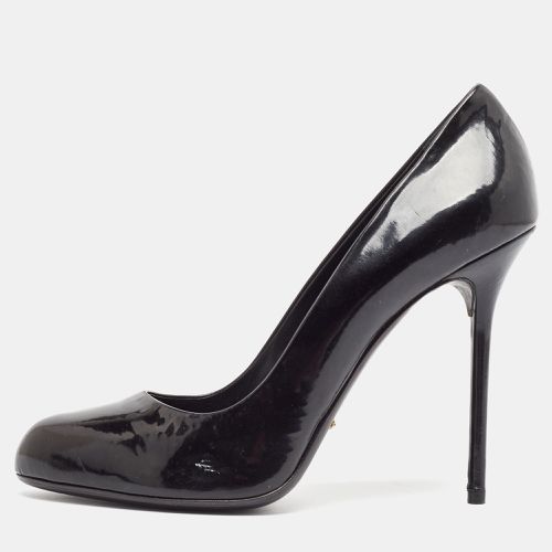 Patent Leather Round Toe Pumps Size 40 - Sergio Rossi - Modalova