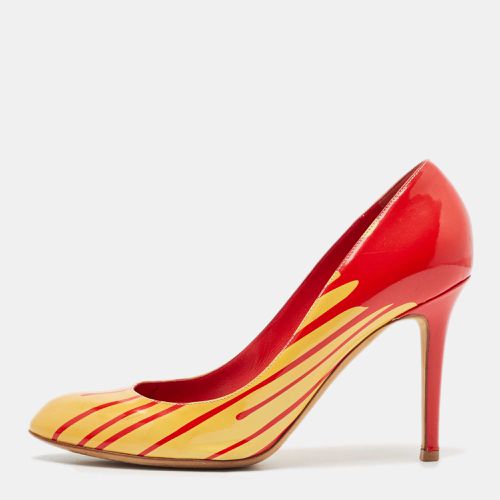 Sergio Rossi Red/Yellow Patent Leather Pumps Size 40 - Sergio Rossi - Modalova