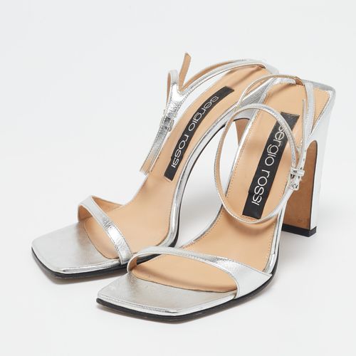 Leather Ankle Strap Sandals Size 39 - Sergio Rossi - Modalova