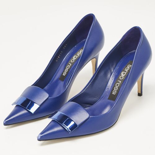 Leather Pointed Toe Pumps Size 38.5 - Sergio Rossi - Modalova