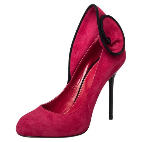 Sergio Rossi Pink Suede Swirl Pumps Size 38 - Sergio Rossi - Modalova