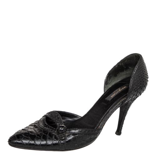Size 39 Python Leather D'orsay Pumps - Sergio Rossi - Modalova