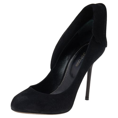 Sergio Rossi Black Suede Swirl Detail Pumps Size 36 - Sergio Rossi - Modalova