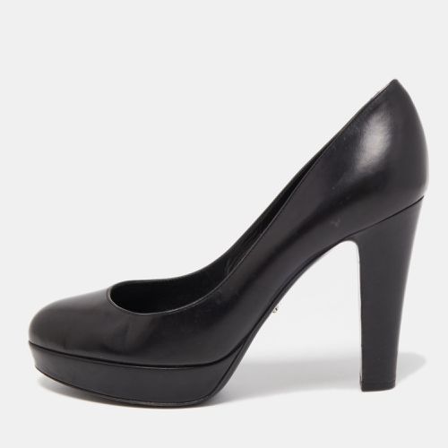 Sergio Rossi Black Leather Platform Pumps Size 38 - Sergio Rossi - Modalova