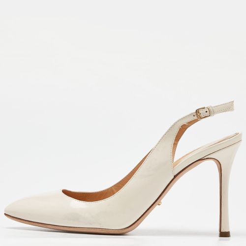 Sergio Rossi Beige Leather Slingback Pumps Size 38 - Sergio Rossi - Modalova