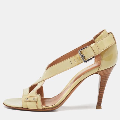 Sergio Rossi Beige Patent Leather Strappy Sandals Size 37 - Sergio Rossi - Modalova