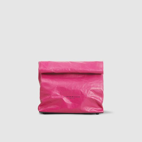 Simon Miller Pink/Black Leather Small Lunch Bag Clutch - Simon Miller - Modalova