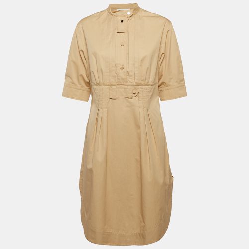 Sportmax Beige Cotton Buttoned Santos Dress M - Sportmax - Modalova