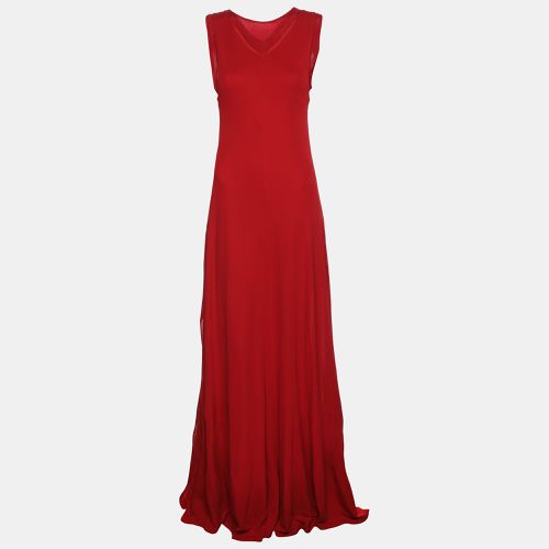 Sportmax Red Crepe Sleeveless Dress S - Sportmax - Modalova