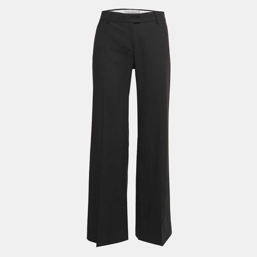 Sportmax Black Wool Straight Leg Trousers M - Sportmax - Modalova