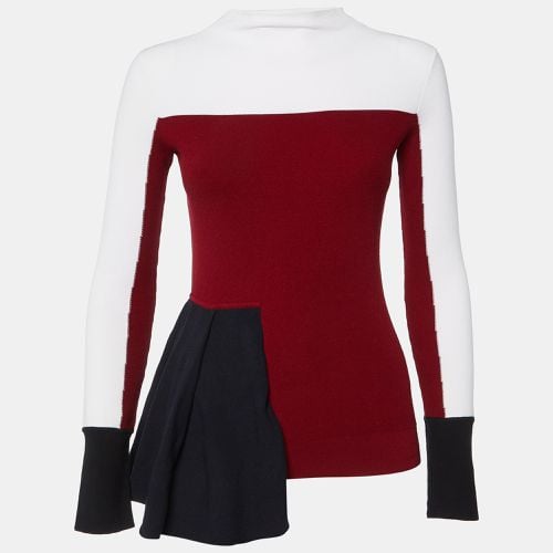 Sportmax Multicolor Knit Pleat Detail Top S - Sportmax - Modalova