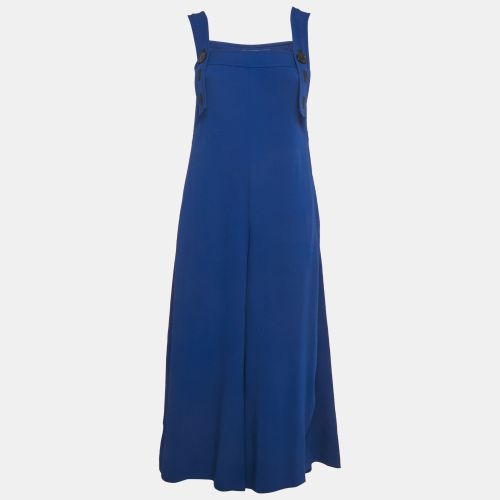 Sportmax Blue Crepe Shoulder Strap Jumpsuit XS - Sportmax - Modalova