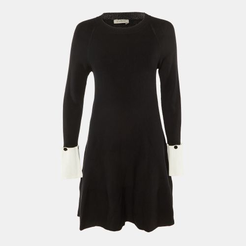 Sportmax Black Knit Flared Mini Dress M - Sportmax - Modalova