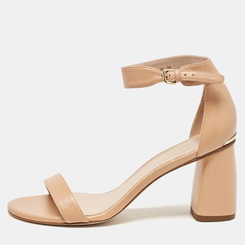 Stuart Weitzman Beige Leather Ankle Strap Sandals Size 40 - Stuart Weitzman - Modalova