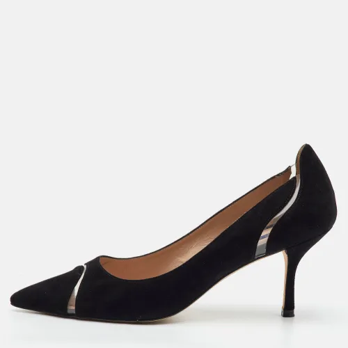 Size 39.5 Suede Pointed Toe Pumps - Stuart Weitzman - Modalova