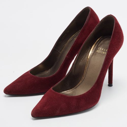 Size 36 Suede Pointed Toe Pumps - Stuart Weitzman - Modalova
