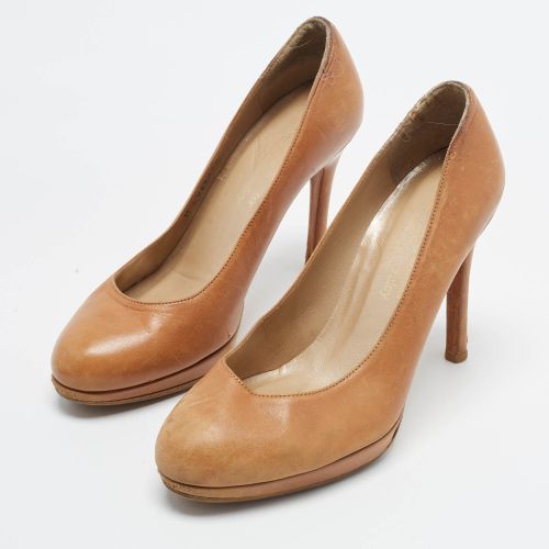 Size 36.5 Leather Platform Pumps - Stuart Weitzman - Modalova