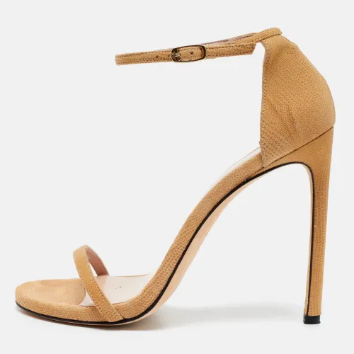 Nudist Size 41 Suede Ankle Strap Sandals - Stuart Weitzman - Modalova