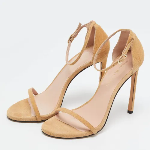 Nudist Size 41 Suede Ankle Strap Sandals - Stuart Weitzman - Modalova