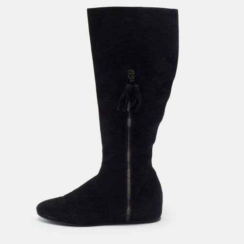 Size 37.5 Suede Knee Length Boots - Stuart Weitzman - Modalova