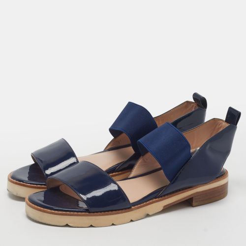 Size 38.5 Patent Leather Flat Sandals - Stuart Weitzman - Modalova