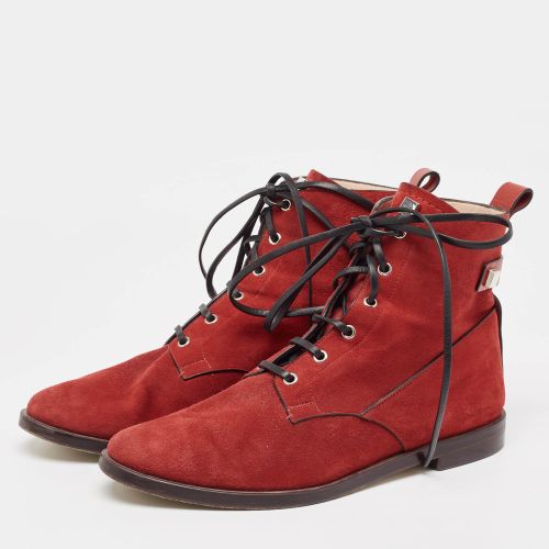 Suede and Leather Ankle Boots Size 42.5 - Stuart Weitzman - Modalova