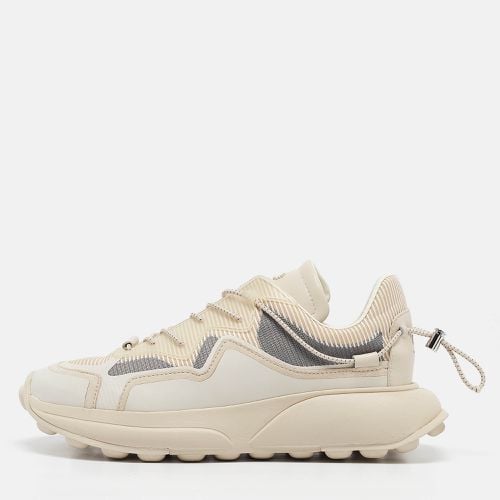 Stuart Weitzman Cream Leather and Rubber SW 1 Sneakers Size 38 - Stuart Weitzman - Modalova