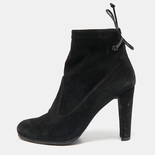 Stuart Weitzman Black Suede Ankle Boots Size 38.5 - Stuart Weitzman - Modalova