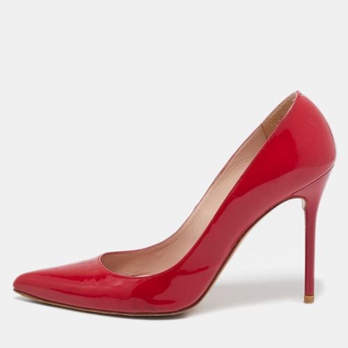 Stuart Weitzman Red Patent Leather Pointed Toe Pumps Size 37.5 - Stuart Weitzman - Modalova