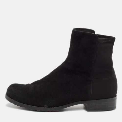 Size 36.5 Suede Ankle Length Boots - Stuart Weitzman - Modalova