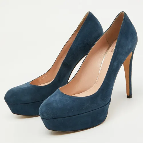 Suede Platform Pumps Size 38.5 - Stuart Weitzman - Modalova