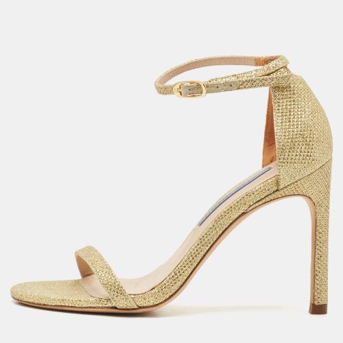 Size 34 Glitter Ankle Strap Sandals - Stuart Weitzman - Modalova