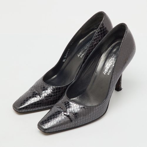 Python Embossed Leather Pumps Size 38 - Stuart Weitzman - Modalova
