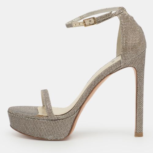 Size 36 Glitter Ankle Strap Sandals - Stuart Weitzman - Modalova