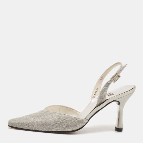 Size 38 Lurex Fabric Slingback Pumps - Stuart Weitzman - Modalova