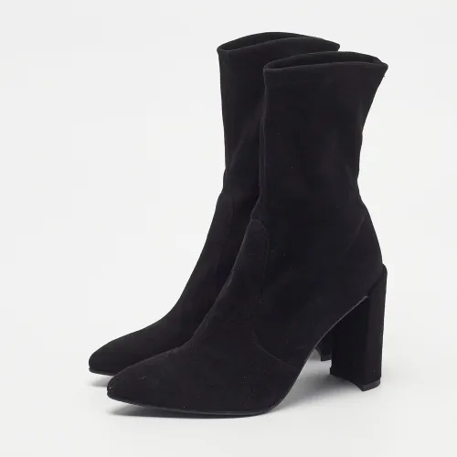 Size 37 Suede Ankle Length Boots - Stuart Weitzman - Modalova