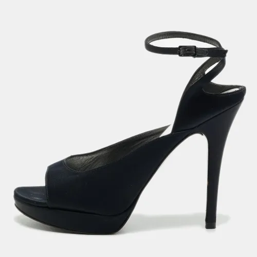 Size 39 Satin Ankle Strap Sandals - Stuart Weitzman - Modalova
